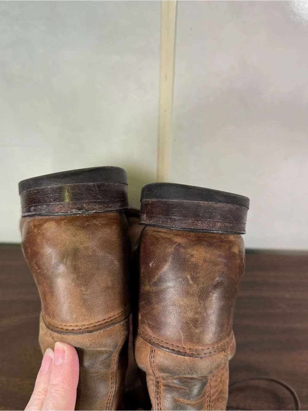 Justin Boot Kiltie Brown  Women’s Size 7.5 C Cowgirl Country Roper Distressed